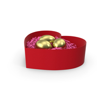 Golden Eggs In A Gift Box PNG & PSD Images
