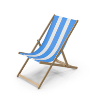 Blue Beach Chair PNG & PSD Images