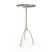 Bistro Table Silver PNG & PSD Images