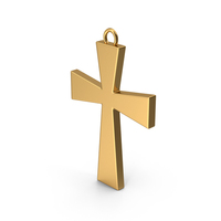 Gold Christian Cross PNG & PSD Images