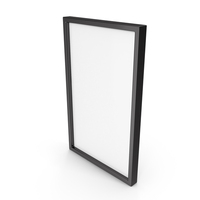 White Pannel With Black Frame PNG & PSD Images