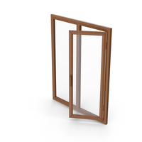 Opened Brown Window PNG & PSD Images