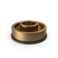 Cat Food Bowl Bronze PNG & PSD Images