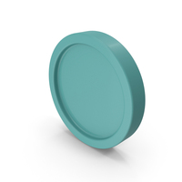 Blank Coin Blue PNG & PSD Images
