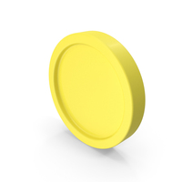 Blank Coin Yellow PNG & PSD Images