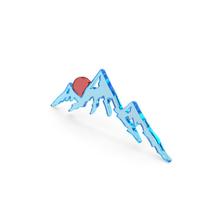 Mountain Moon Logo PNG & PSD Images