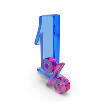 1 Percent Symbol PNG & PSD Images