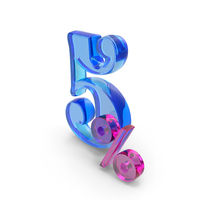 5 Percentage Symbol PNG & PSD Images