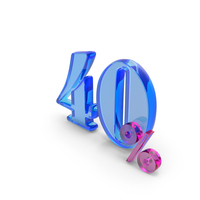 40 Percent Symbol PNG & PSD Images