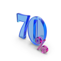 70 Percent Symbol PNG & PSD Images
