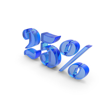 25 Percentage Symbol PNG & PSD Images