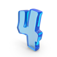 Toon Stylish Number 4 PNG & PSD Images