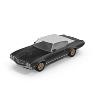 Muscle Car Classic Black PNG & PSD Images