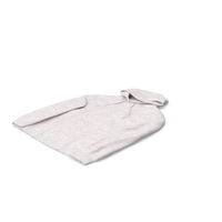 Hooded Sweatshirt Male No Pocket Blank White PNG & PSD Images