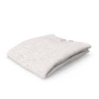White Folded Female Hooded Sweatshirt PNG & PSD Images
