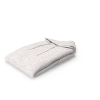 Hooded Sweatshirt Folded Female Pocket Blank White PNG & PSD Images