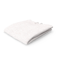 White Folded Male Hooded Sweatshirt Without Pocket PNG & PSD Images