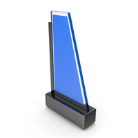 Acrylic Award Blue PNG & PSD Images