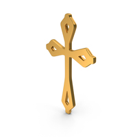 Gold Cross Icon PNG & PSD Images