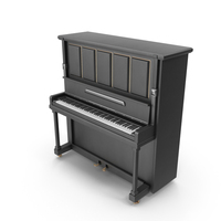 Vintage Upright Piano PNG & PSD Images