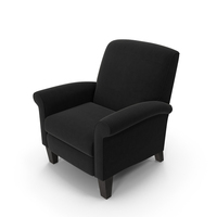 Soft Chair Black PNG & PSD Images