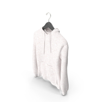Hooded Sweatshirt Hanging Female Pocket Blank White PNG & PSD Images