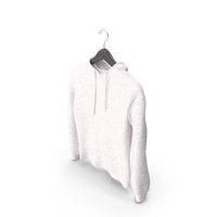 Hooded Sweatshirt Hanging Male No Pocket Blank White PNG & PSD Images
