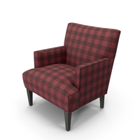 Upholstered Chair Red PNG & PSD Images