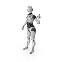 Cyborg Robot Androgyne PNG & PSD Images