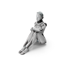 Cyborg Robot Androgyne PNG & PSD Images
