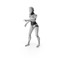 Cyborg Robot Androgyne PNG & PSD Images