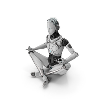 Cyborg Robot Androgyne PNG & PSD Images
