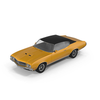 Muscle Car Classic Yellow PNG & PSD Images