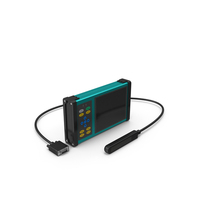 Portable Veterinary Ultrasound Machine Blue OFF PNG & PSD Images