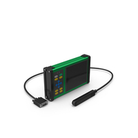 Portable Veterinary Ultrasound Machine Green OFF PNG & PSD Images