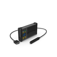 Portable Veterinary Ultrasound Machine Grey OFF PNG & PSD Images
