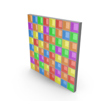 Color Glass Block Wall PNG & PSD Images