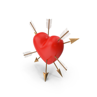 Heart Arrow PNG & PSD Images