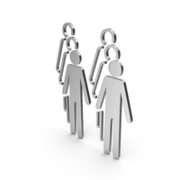 Line Up Or Queue In Twos Symbol PNG & PSD Images