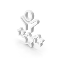 Happy Joy With Star Icon White PNG & PSD Images
