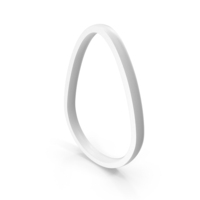 White Egg Outline Icon PNG & PSD Images