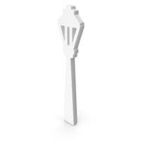 White Street Lamp Icon PNG & PSD Images