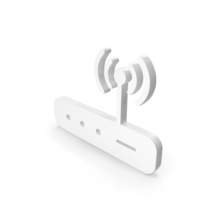 White WiFi Router Icon PNG & PSD Images