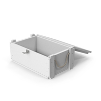 White Crate PNG & PSD Images