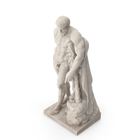 Roman Hercules Statue PNG & PSD Images