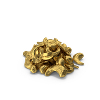 Gold Cashews PNG & PSD Images