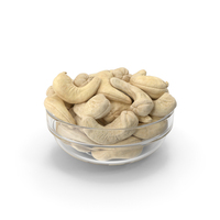 Cashews In Glass Bowl PNG & PSD Images