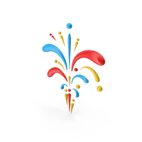 Cartoon Fireworks PNG & PSD Images