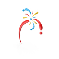 Cartoon Fireworks PNG & PSD Images