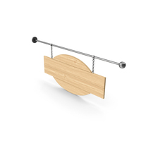 Hanging Wooden Board PNG & PSD Images